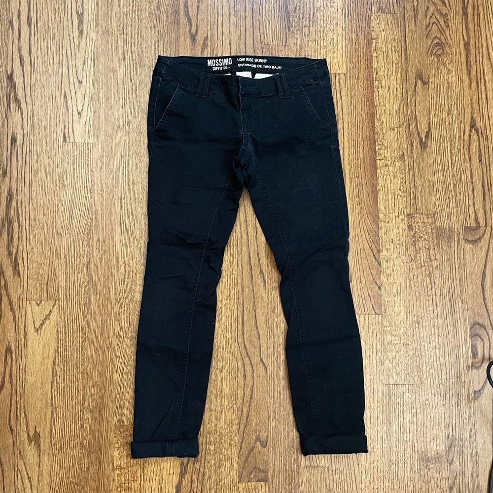 Mossimo low rise skinny jeans.